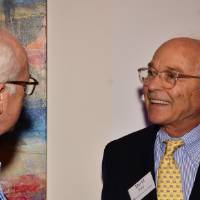 David Frey with guest.